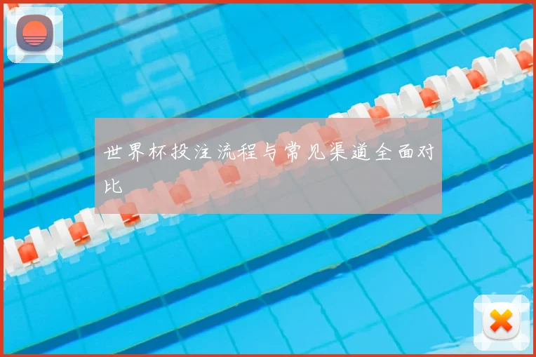 世界杯投注流程与常见渠道全面对比