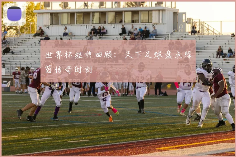 世界杯经典回顾：天下足球盘点绿茵传奇时刻